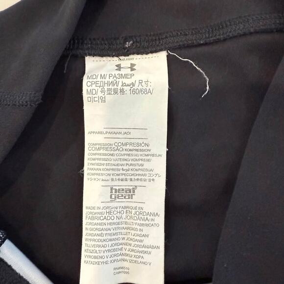 Under Armour HeatGear No-Slip Waistband Activewear Capris Womens Medium Leggings - Picture 4 of 9